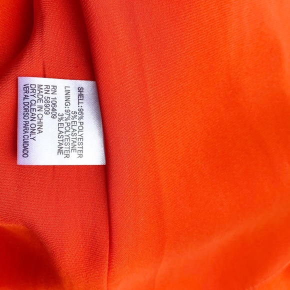 NWT Daniel Cremieux  Alice Candy Orange Dress Sz S - Picture 6 of 6